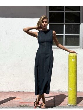 zara cut out rib dress Zara - Zw Collection Cut Out Dress - Black - M